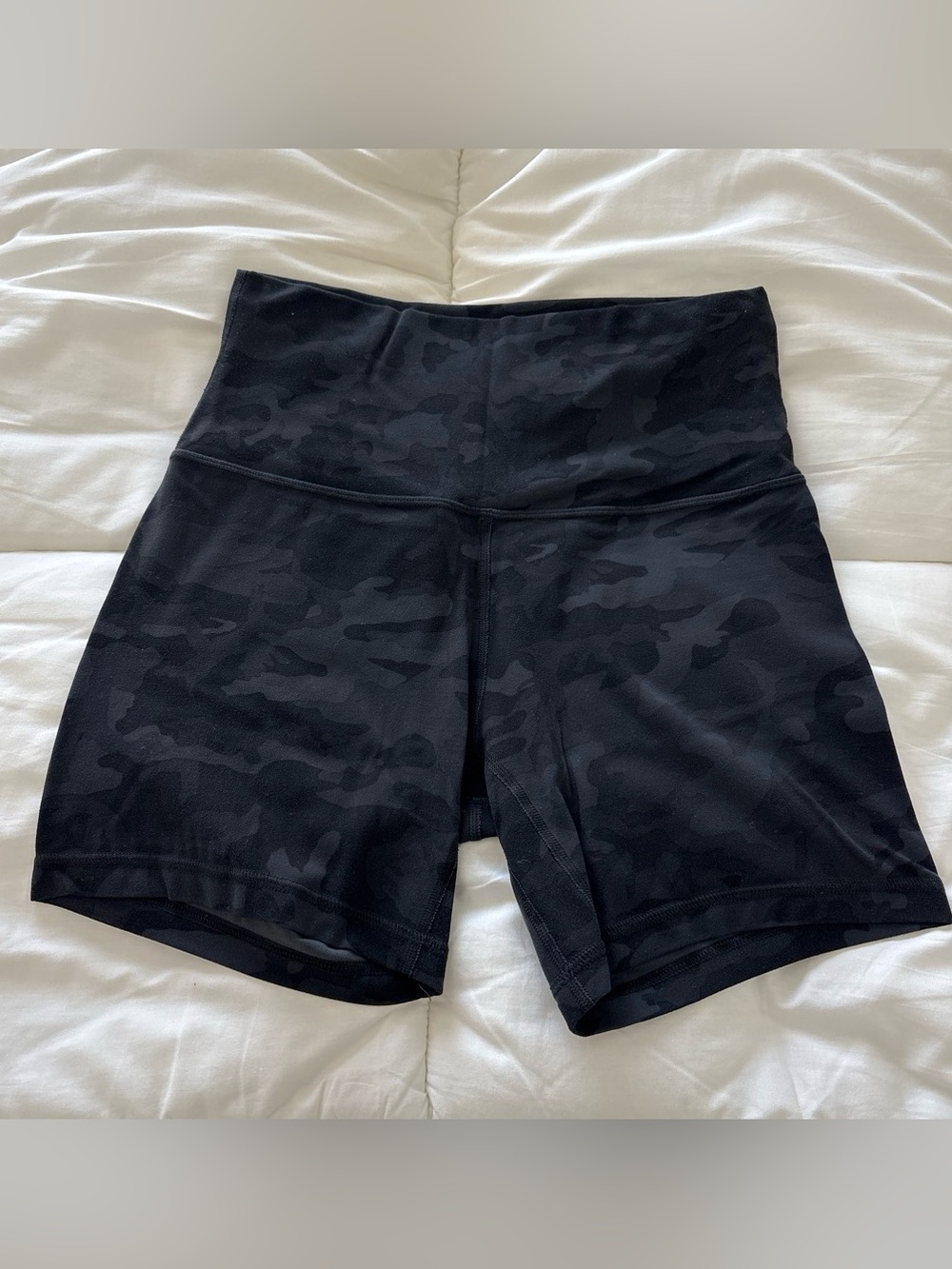 lululemon align black camo biker shorts